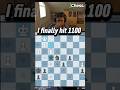We finally hit 1100! #reels #chess #viral #twitch #chessgame