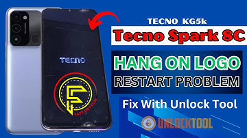 Tecno Spark 8C Logo Stuck Fix || TECNO KG5k restart problem 2024