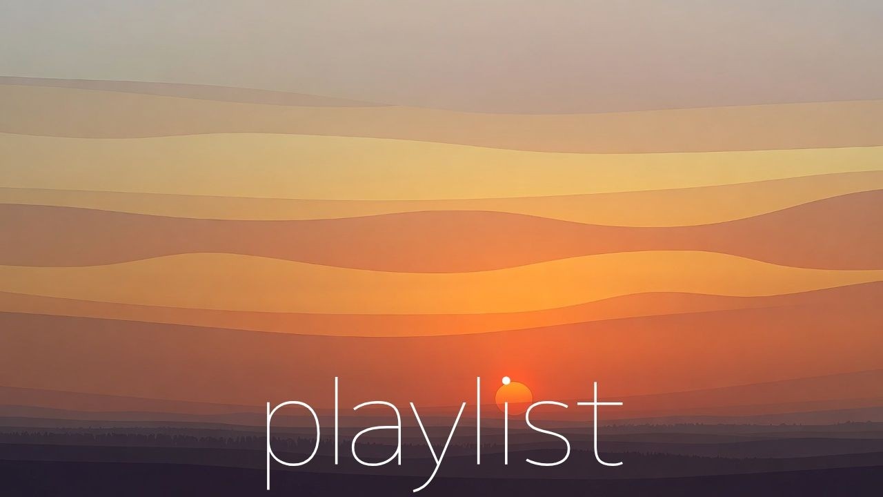 Relax playlist | Today’s sunset felt illegal.