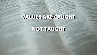 Values Are Caught Not Taught - Truths I've Learned from 5 Years Pastoring at ECC