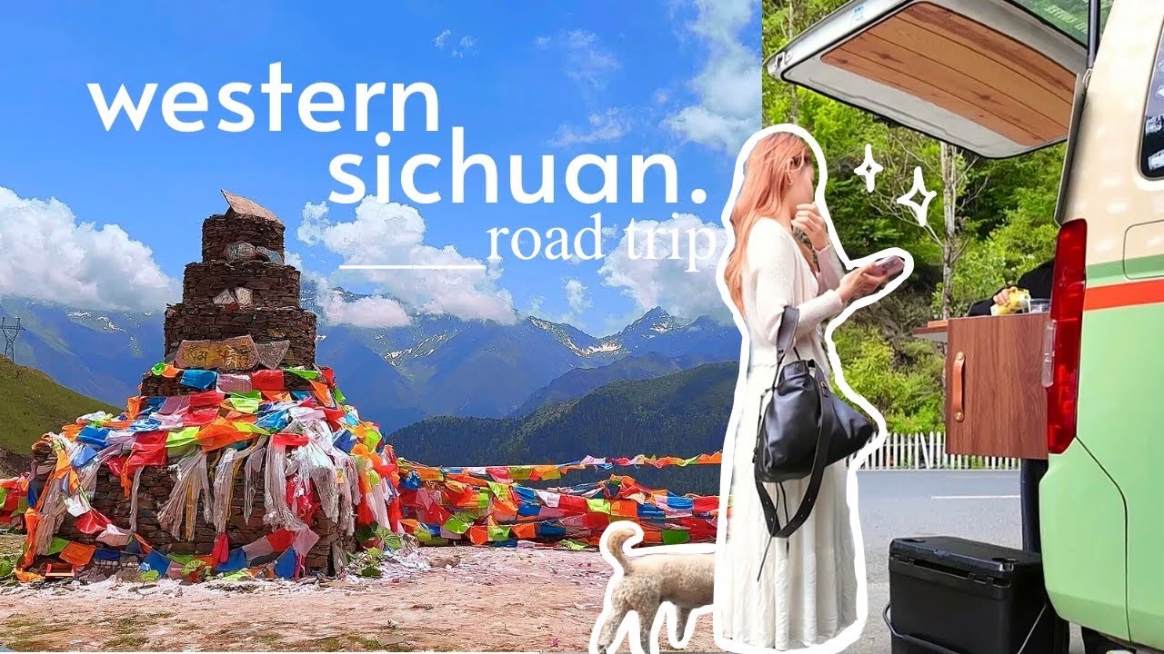 western sichuan 🚗 the switzerland of china✨ road trip, tibetan wedding, yak meat hot pot 🍲