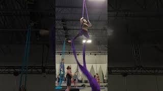 double princess drop aerial silks