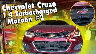 Купил НОВЫЕ радиаторы на Chevrolet Cruze RS, снял бампер и передний усилитель! Что дальше? Maroon #2