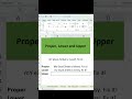 PROPER, LOWER &amp; UPPER Functions in Excel | Quick Text Fix! by Excel Flow