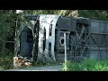 LIVE: Two dead after tour bus overturns on Munich motorway