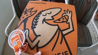 Little Caesars Pizza 2-N-1 Super Cheese | Peter Eats