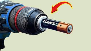 Just insert an old battery into Drill and Every house needs this and no one does it!