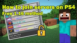 How to join every server on Minecraft PS4 Bedrock! 1.16