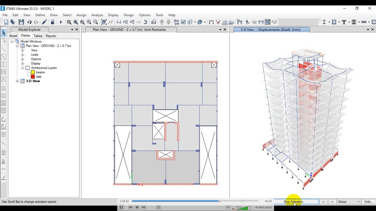Session 10 - High Rise Building - Design Slabs and Beams - YouTube