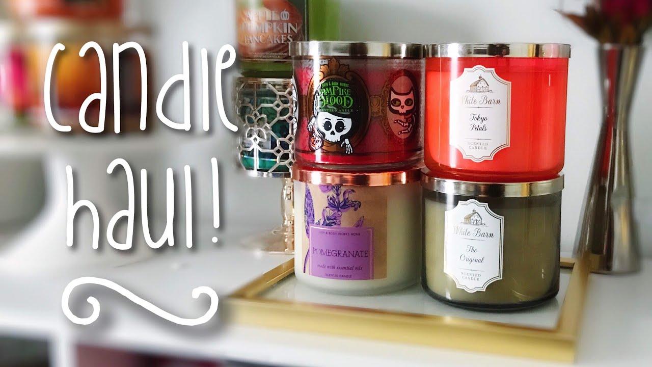 Last Fall Bath & Body Works Candle Haul 2017! | CandleConnoisseur