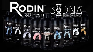 Rodin Dental Resins From 3Dna Dental