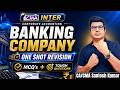 Banking Company Revision by CA CMA Santosh Kumar | CMA Inter Corporate Accounting