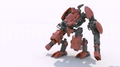 Maya robot animation