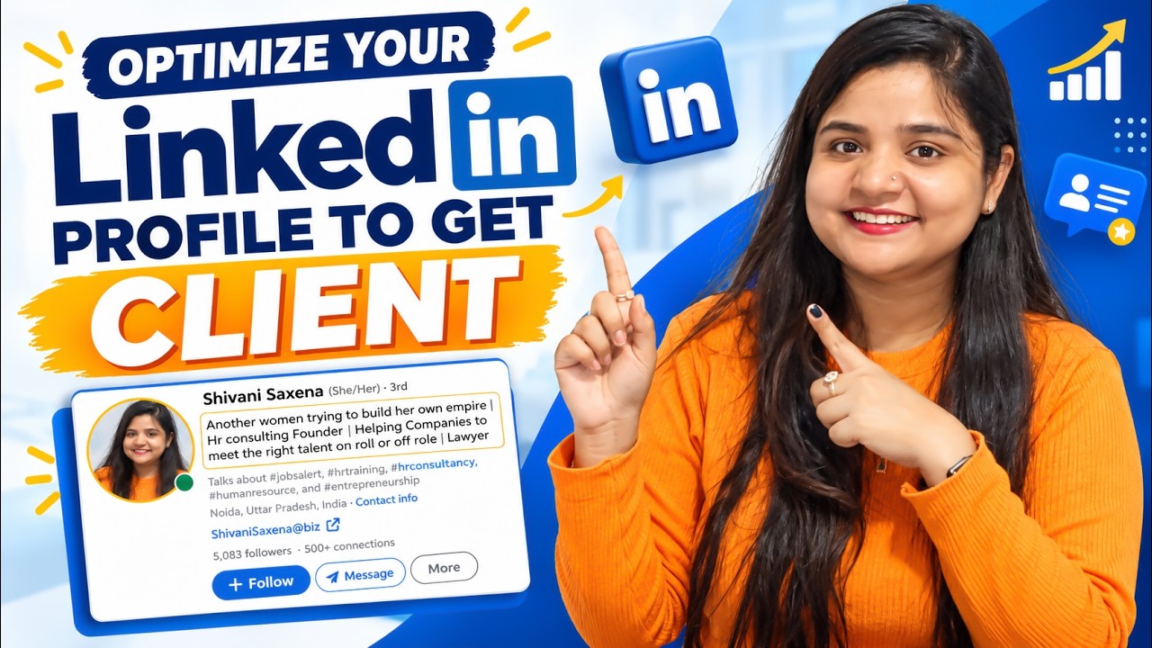How To Optimize Your LinkedIn Profile & Land Your DREAM Clients - YouTube