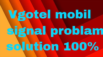vgotel signal problam solution 100%