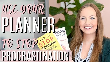 How to Stop Procrastinating on Small Tasks (Using Your Planner to Help) | Time Management Quick Tips