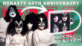 KISS Dynasty 40th Anniversary Green Vinyl Unboxing and Review