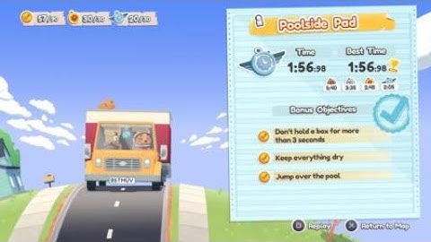 [Moving Out] Platinum medal #4 - Poolside Pad (Solo)