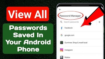 How To See, View Saved Passwords on Android phone - Full Guide