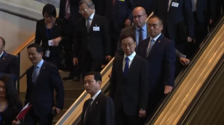 Chinese Vice President Han Zheng departs the UN - DayDayNews