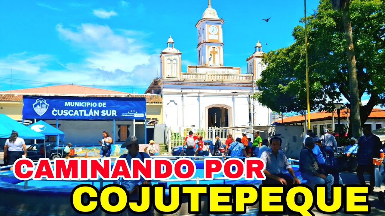 CAMINANDO POR LAS CALLES DE COJUTEPEQUE. #elsalvador
