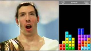 The Tetris God parody