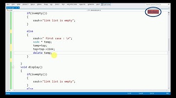 stack using link list for beginners  urdu/hindi