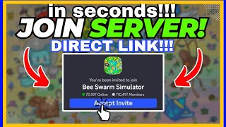 How to Join the Bee Swarm Simulator Discord Server (Working Links 2025!) PC/MOBILE