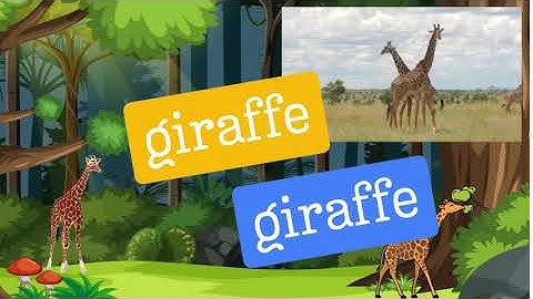 Bé học phát âm hươu cao cổ | Bé học phát âm tiếng Việt, tiếng Anh, tiếng Trung | Học cùng Minh Đức