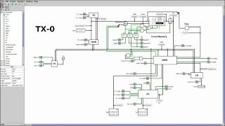 TX-0 in logisim 1: Intro and Data path