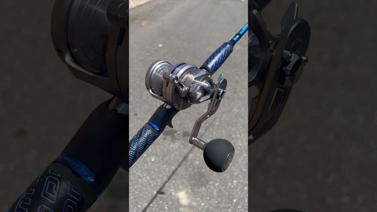 Daiwa Saltiga 15H Star Drag Reel with a Dark Matter Psychedelic X Rod is  awesome! 