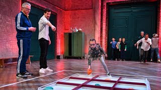 Breakdance-Einlage beim Tic-Tac-Toe