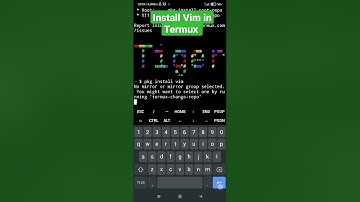 How to install VIM in Termux #termux