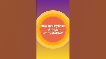 🔒 Python Strings are Immutable | Python Shorts #shorts #interviewpreparation #pythonforbeginners
