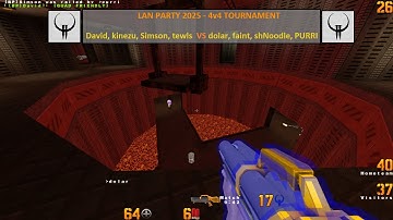 QUAKE 2 | LAN 2025 | 4x4 Cup - Groupsstage match 1 | MAP Q2DM3 - POV David