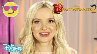 Descendants 2 | Mal by Dove Cameron Interview | Official Disney Channel UK