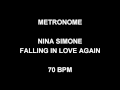 METRONOME 70 BPM Nina Simone FALLING IN LOVE AGAIN mp3