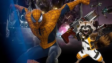 Marvel vs Capcom Infinite: Spider-Man and Rocket Raccoon arcade playthrough
