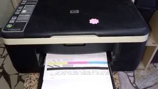 AUTO TESTE HP DESKJET F4180 - YouTube