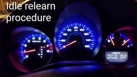 HOW TO DO ECM/PCM IDLE LEARN PROCEDURE