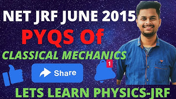 NETJRF JUNE 2015|PYQS|CLASSICAL MECHANICS|#CSIRNETJRF2021 #JEST2021 #TIFR #GATE #MSCPHYSICS #JESTPHY
