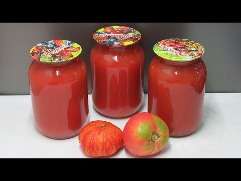 Рецепт томатного сока в домашних условиях на зиму без соковыжималки