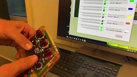 SCP3 controller with cartridge doing RCS64 calibrate