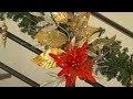 Christmas Arrangement With Poinsettias For Stairs Christmas 2019 Christmas Arrangement With Poinsettias For Stairs Christmas 2019
