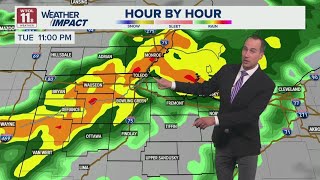 Rain showers, isolated storms likely Tuesday evening | WTOL 11 Weather - May 12