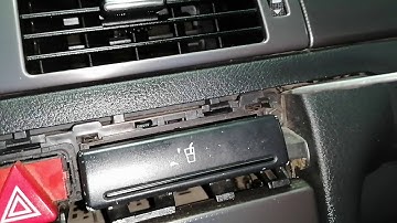 How to remove cup holder from AUDI A6 C5