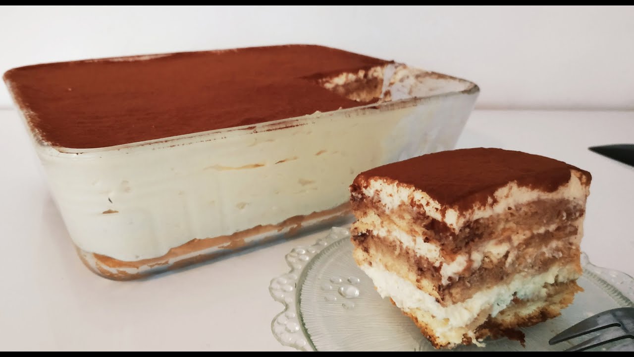 Tiramisu Traditional Avec De La Creme Mascarpone Genoise Imbibee De Sirop Cafe Et Marsala Youtube