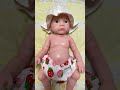 Antonella (bebê de silicone) está aproveitando pra ficar só de fraldinha #bebereborn #siliconebaby