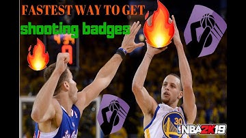 NBA 2K19 HOW TO GET ALL THE SHOOTING BADGES! Limitless Range, Catch and shoot, Deep Range Deadeye