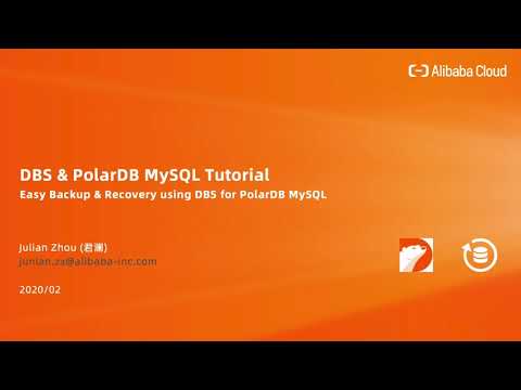 How-to | Easy Backup & Recovery using DBS for PolarDB MySQL